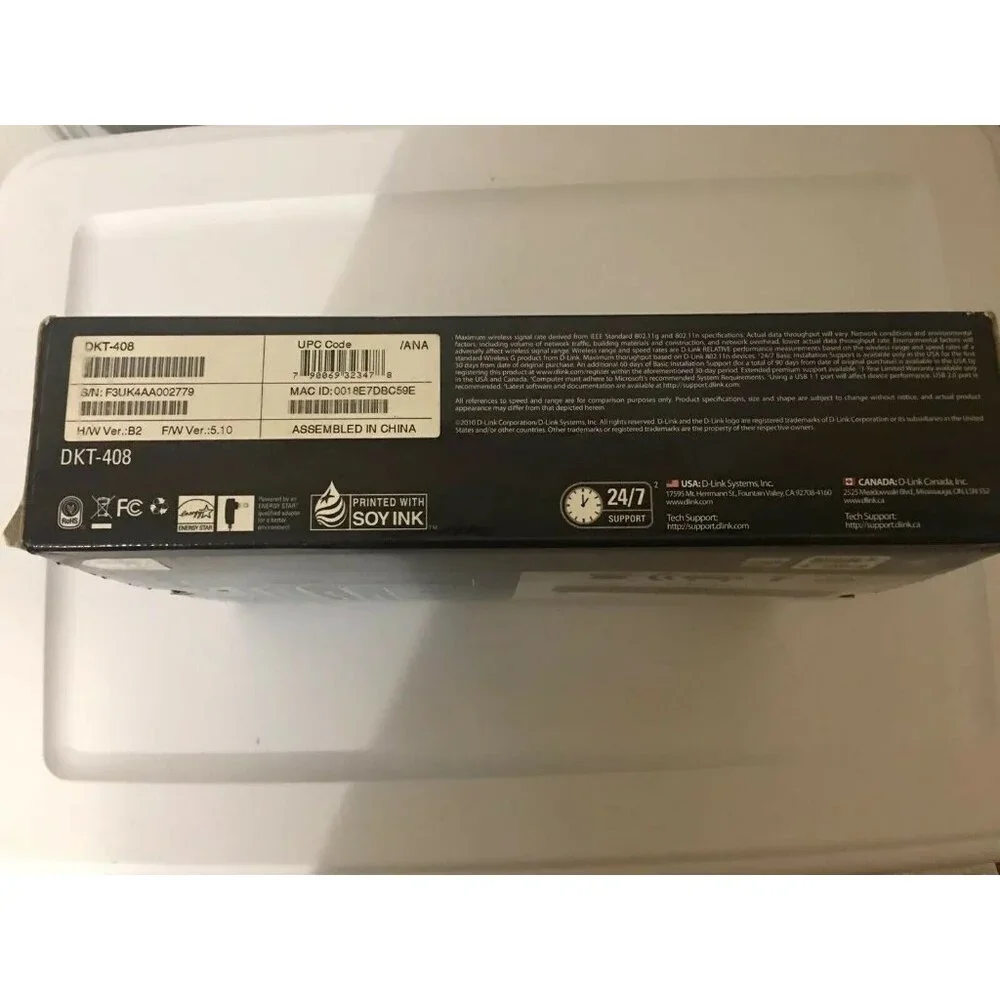 Wireless N‎ 300 Router Bundle D-Link DIR-615 USB Network Starter Kit - Picture 9 of 10